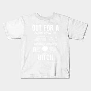 Out for a casual stroll Kids T-Shirt